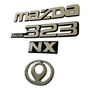 Emblemas Traseros Mazda 323 Coupe  Logo Mazda Sol Naciente 