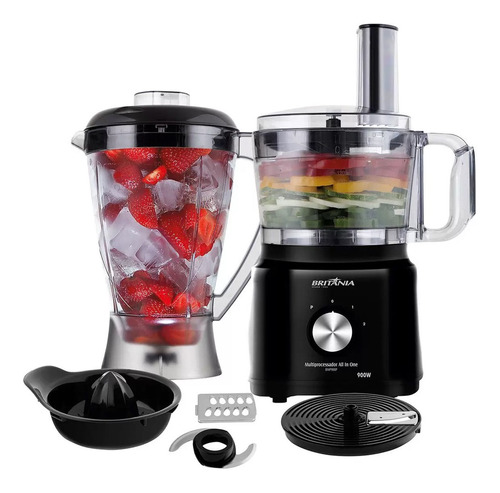 Multiprocessador Alimentos Britânia All In One Bmp900p 900w