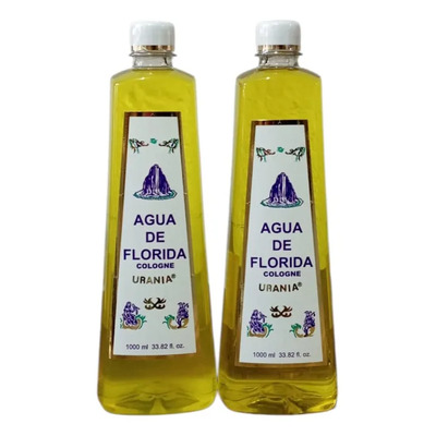 Agua Florida De Urania Original 1 Litro 2 Piezas | Meses sin interés