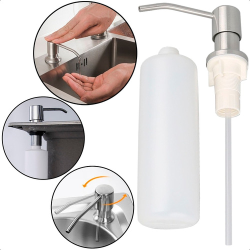 Dispenser Detergente Dosador Porta Sabonete Liquido Embutir