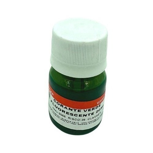 Corante Verde Fluorescente P Resinas Poliester Epoxi 20 Ml