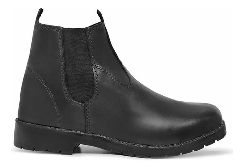 Botina Country Masculina  Boot Toda Em Couro Sola Pneu