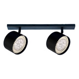 10x Aplique Riel Barral Spot Techo/ Pared 2 Luces Ar111 Led 