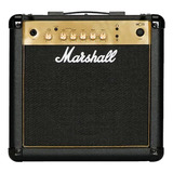 Mg15 Marshall Amplificador Para Guitarra Mg15g Gold Cor Preto 110v/220v