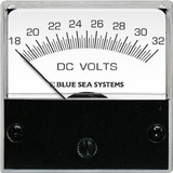 Blue Sea Systems 8243 Dc Micro Voltímetro Analógico (cara De