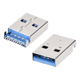 Conector Macho Usb 9pin Conector Micro Usb Jack 10pzs