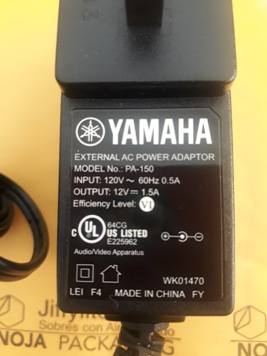 Adaptador De Corriente Yamaha Pa-150