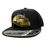 Gorra Plana Trailero Placa Gold (ajustable)