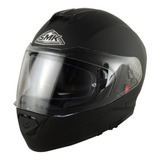 Casco Moto Integral Smk Twister Classic Doble Visor 