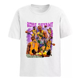 Camiseta Básica Unissex Kobe Bryant Mamba Negra Lakers Dunk