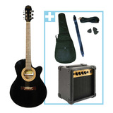 Combo Guitarra Electroacustica Gracia 300eq + Ampli 10w Cuot