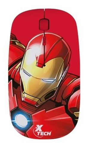 Mouse Inalambrico Usb Xtech Iron Man Megasoft Caballito