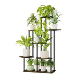 Estante De Plantas Bamworld, 7 Niveles, Metal, Interior, Ext