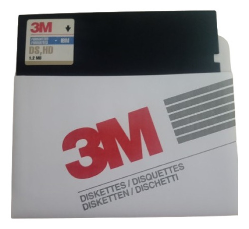 Caja Con 8 Diskettes 3m   5 1/4 Alta Densidad