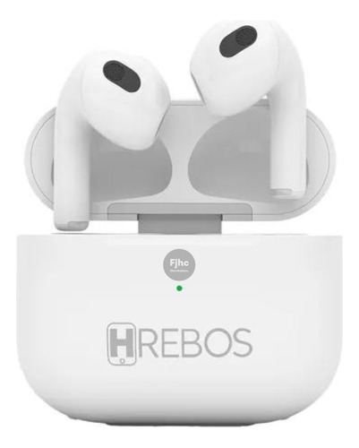 Fones Ouvido Hs-504 Tws Bluetooth Branco Recarrega