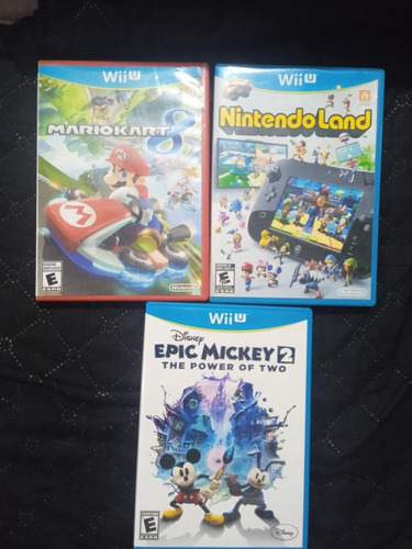 Combo 3 Juegos Wii U Originales