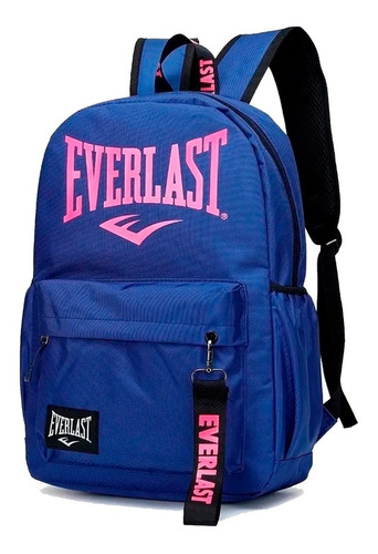 Mochila Escolar Everlast Original Primaria Secundaria Llave 