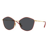 Lentes De Sol Top Red/gold Vogue Eyewear Vo4282s28087