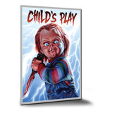 Pôster Chucky O Brinquedo Assassino Pôsteres Placa 42x30cm A