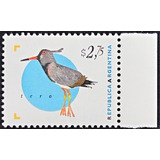Argentina Aves, Gj 2728 Tero Goma Verdosa 1995 Mint L19046