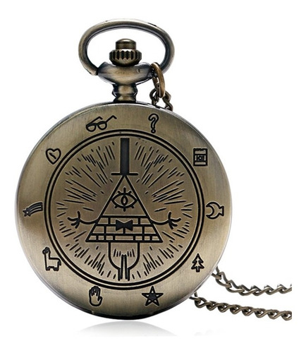 Reloj De Bolsillo Gravity Falls Zodiaco De Bill