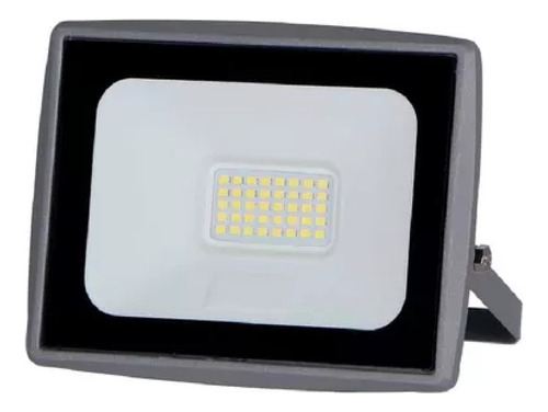 Refletor Holofote Smd Microled  3000k 30w Com Fotocélula