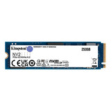 Unidad Solida Kingston M.2 Nv2 Nvme Pcie 250gb Gen 4x4