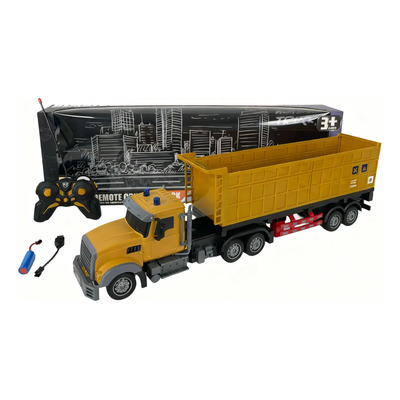 Trailer Camion Control Re-moto Juguete Para Niños 65cm | Meses sin interés
