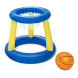 Set Juego Basket Inflable Pileta Con Pelota Anillo Bestway C