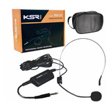 Microfone Headset Com Fio Ksr Pro Kh20 Tipo Leson Auricular Cor Preto