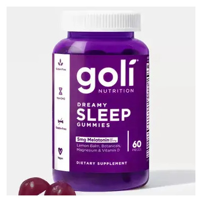 Goli Nutrition, Sleep Melatonina 5mg 60 Gomitas Mf Sabor Mix | MercadoLibre