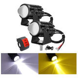 Par Faros Luces Led Para Motos Auto Doble Color Impermeable