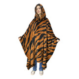 Maxi Buzo De Peluche Teddy Poncho Unisex Talle Especial