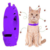 Collar 45 Cm Violeta  Antiparasitario Para Perros Gatos 