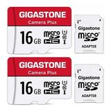 [gigastone] 16gb 2-pack Micro Sd Card, Camera Plus, Microsdh