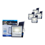 Reflector Solar 200w/2000w Led Control Remoto Ip66 4 Piezas
