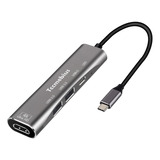 Adaptador Multipuerto Usb C, Thunderbolt 3 A Salida Hdmi 4k,