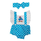 Romper Body Temático Galinha Pintadinha Roupa Mesversario 