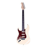 Guitarra Eletrica Michael St Canhota Gm217n Lh Dual Action Cor Cream Orientação Da Mão Canhoto