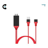 Cable Convertidor Lightning Iph A Hdmi Adaptador Tv Pantalla