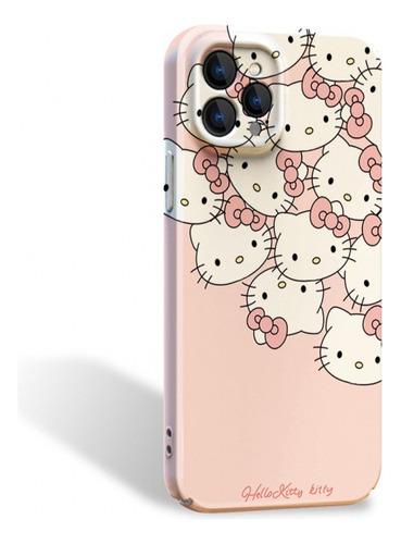 Found For iPhone 14 13 12 11 Pink Multi Kitty