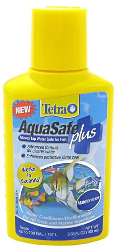 Tetra Aquasafe Plus 100 Ml Oferta Solo En Mundo Acuatico