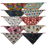 Bandana Pet Para Pet Shop - 10 Bandanas - 12x Sem Juros