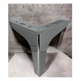 Pata Para Mueble Metalica Cromo 13.5 Cm Triangular Pack 4  