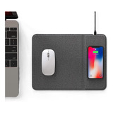 Mouse Pad Computador Cargador Inhalambrico Celular iPhone Wi