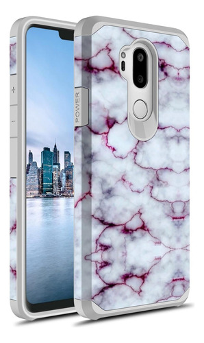 Rosebono Para LG G7 Thinq Funda, Delgada Híbrida De Doble A