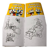  Libritos Para Colorear Personalizados X 20 Cuphead