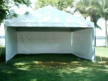 Tenda Piramidal 4x4 Com 3 Fechamentos Laterais