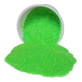 Glitter Em Pó 250g Gramas Prata Escolar Cor Verde-claro