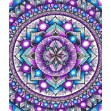 1 Pintura De Diamantes- Diy 5d Rhinestones- Mandala De La